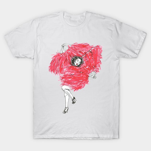 Fan dancer T-Shirt by Créa'RiBo